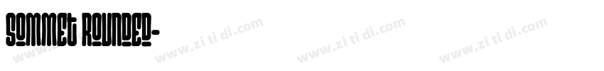 Sommet Rounded字体转换